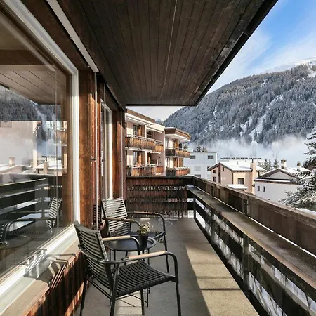 Luxe Davos With Views Private Balcony Apartment